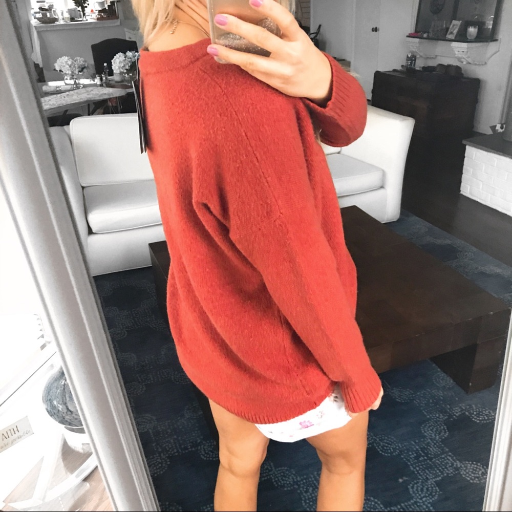 🆕 FRENCH CONNECTION COPPER LOOSE V-NECK JUMPER! - Picture 3 of 7